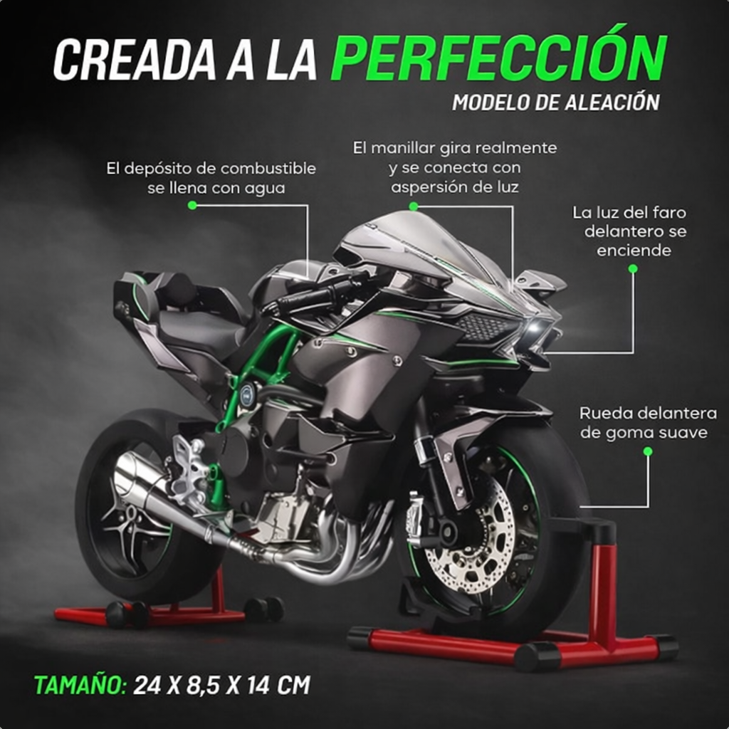 1:9 KAWASAKI H2R — Premium Model